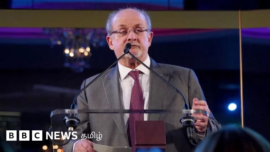 நியூயார்க்கில் சல்மான் ருஷ்டி மீது தாக்குதல் - மேடையிலேயே சுருண்டு விழுந்தார்