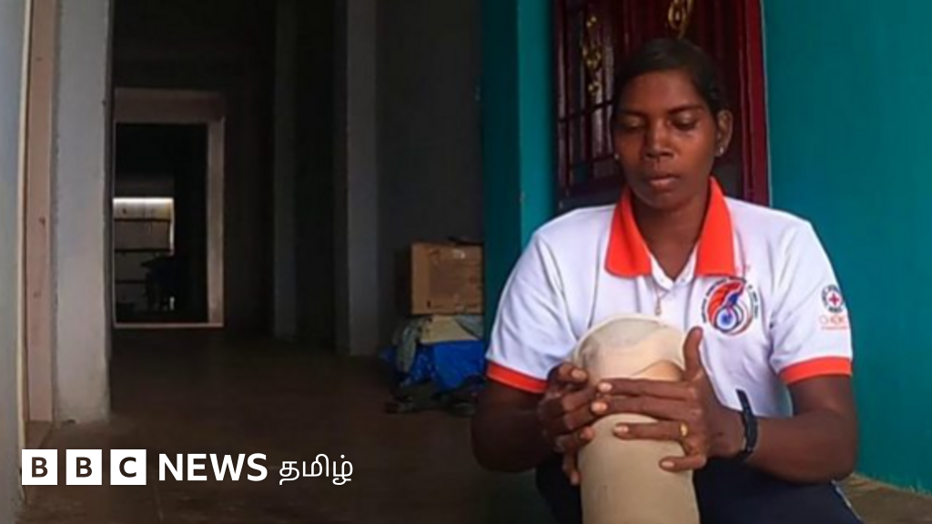 இரு கால்களும் இல்லை; தன்னம்பிக்கையுடன் பாரா தடகள வீராங்கனையாகும் முயற்சியில் தமிழ் பெண்