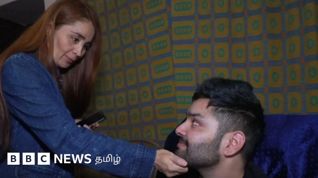 விபத்தால் பாதிக்கப்பட்ட இந்திய கணவரை குழந்தை போல பார்த்துக்கொள்ளும் கொலம்பிய நாட்டு மனைவி