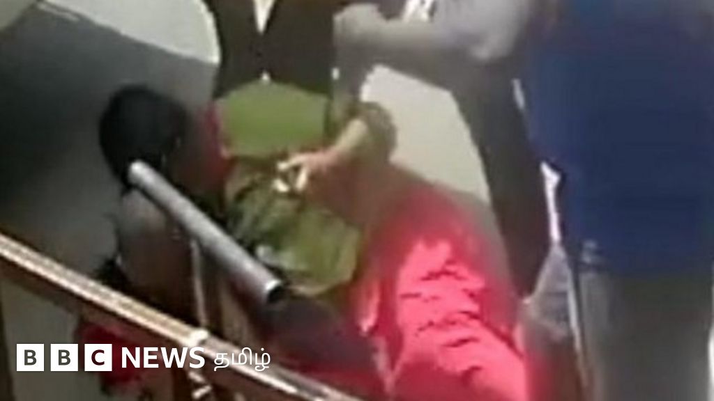 பேருந்தில் இருந்து கைக் குழந்தையுடன் கீழே விழுந்த பெண்