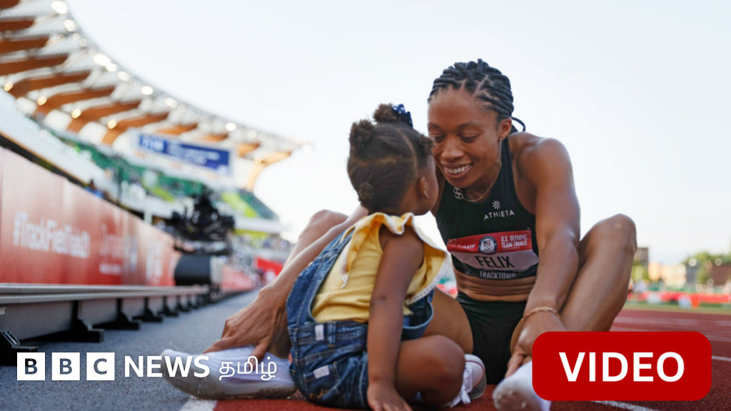 அலிசன் ஃபெலிக்ஸ்: 'தடகள வீராங்கனைகளின் மகப்பேறு உரிமைகளுக்காக போராட நான் பயந்தேன்'