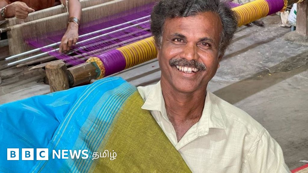 இந்தியாவின் முதல் 'ஆன்டி வைரல்' புடவை - அசத்தும் தமிழ நெசவாளர்