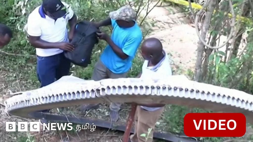 விண்ணில் இருந்து விழுந்த வளையம் - கென்யாவில் கிராம மக்கள் அதிர்ச்சி 