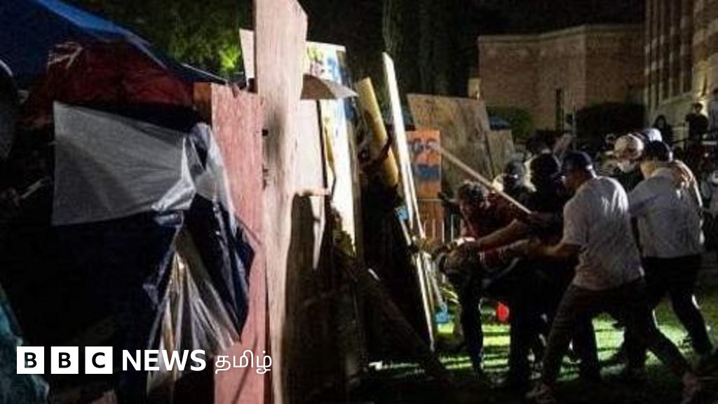 அமெரிக்காவில் மாணவர் போராட்டம்: ஆயிரத்திற்கும் மேற்பட்டோர் கைது - லாஸ் ஏஞ்சலஸில் இரு தரப்பினர் மோதல்