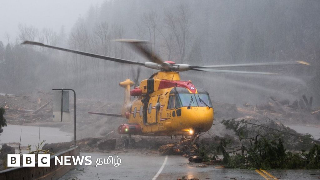கனடா சூறாவளி - வான்கூவரை இணைக்கும் சாலைகள் துண்டிப்பு