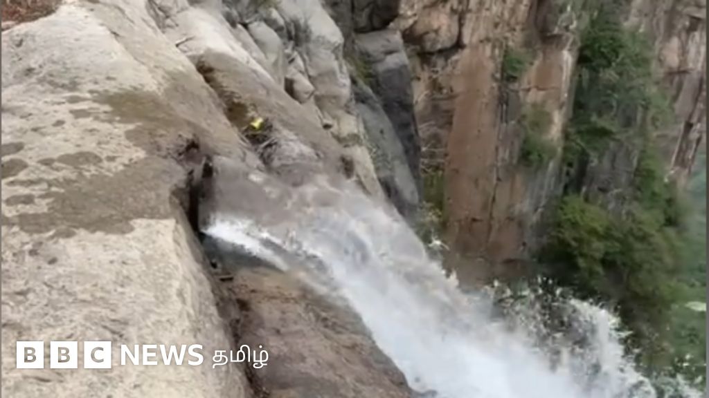 சீனாவின் புகழ்பெற்ற அருவியில் குழாய் மூலம் கொட்டப்படும் தண்ணீர் – வைரல் வீடியோவால் தொடங்கிய சர்ச்சை