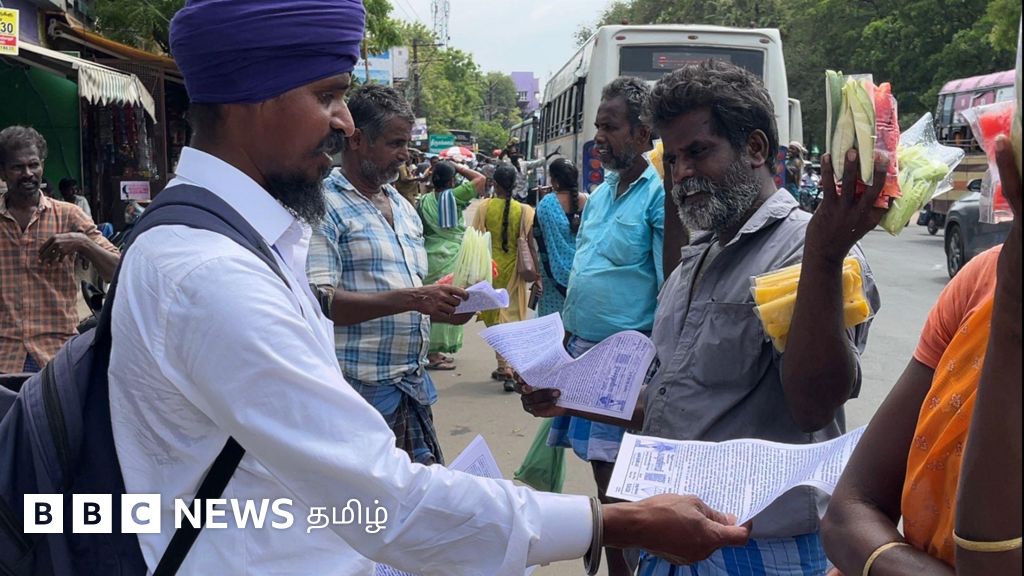 சீக்கியர் தலைப்பாகை அணிந்து தேர்தலில் போட்டியிடும் இந்த தமிழர்கள் யார்?