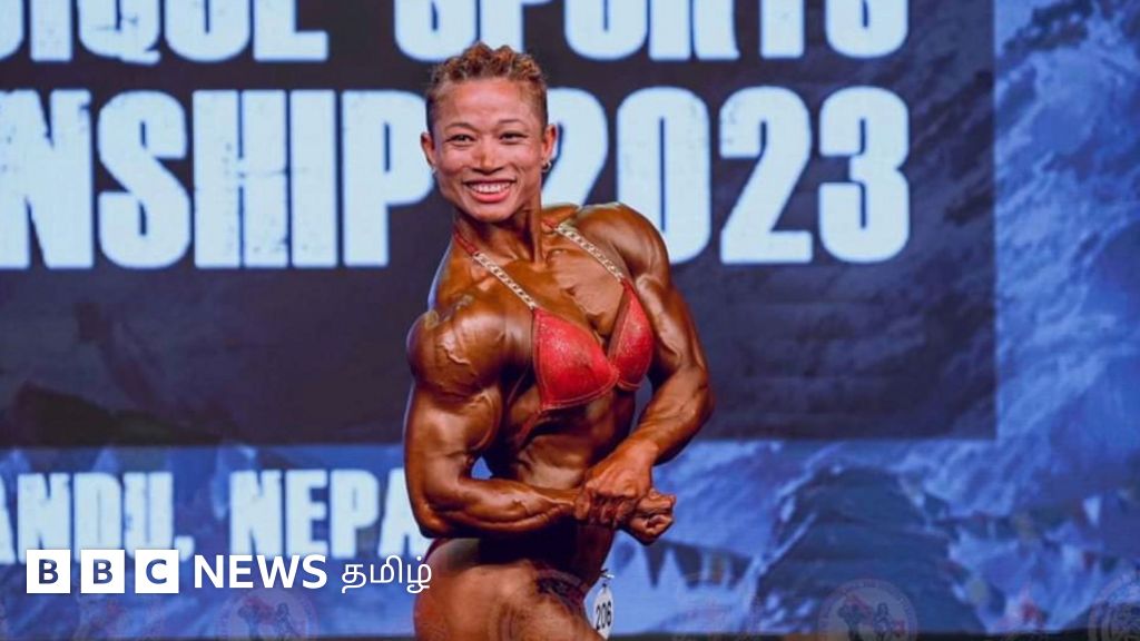 பாடிபில்டிங்கில் ஆண்களுக்குச் சவால்விடும் இல்லத்தரசி – வீடியோ 