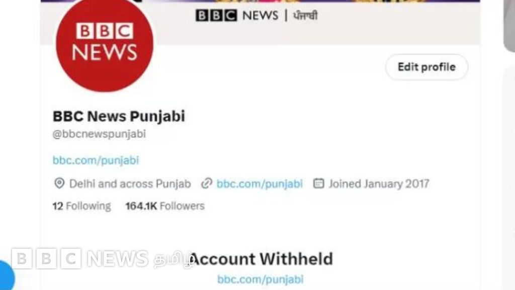 தற்காலிகமாக முடங்கிய பிபிசி பஞ்சாபி சேவையின் ட்விட்டர் பக்கம் மீண்டும் இயக்கம் : அரசு என்ன சொல்கிறது?