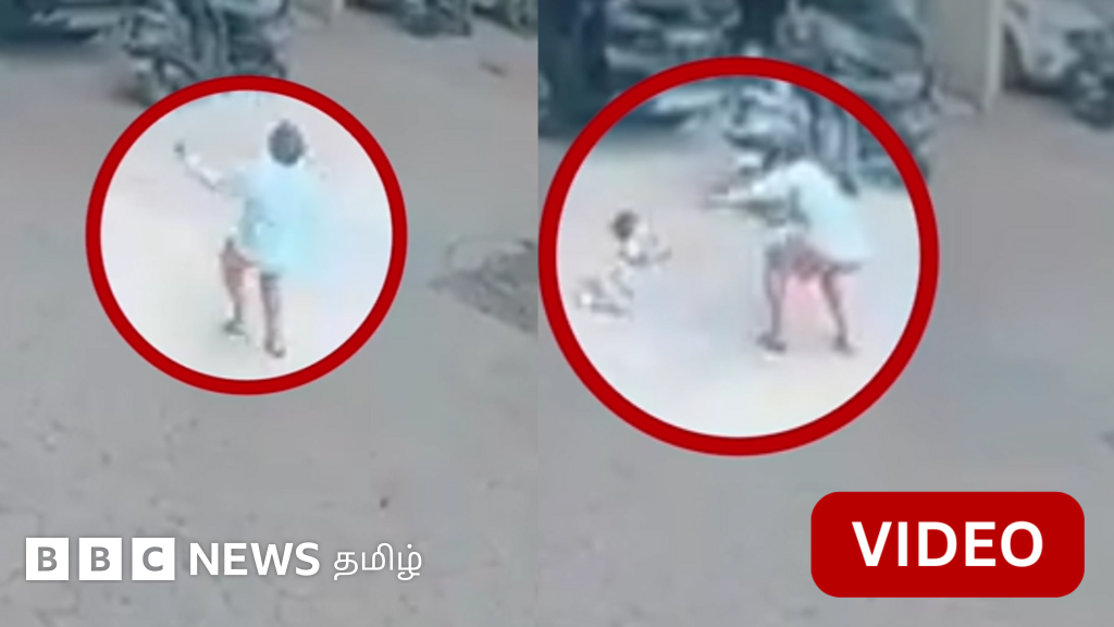 மகாராஷ்டிரா: 3வது மாடியில் இருந்து விழுந்த குழந்தை - நொடிப் பொழுதில் காப்பாற்றிய நபர்