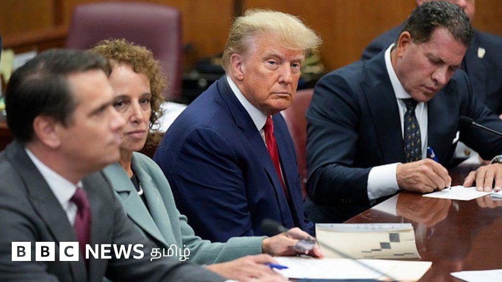 ட்ரம்ப் கைது: அமெரிக்க வரலாற்றில் கருப்புப் பக்கங்களாக பதிவான 57 நிமிடங்கள் - நீதிமன்றத்தில் நடந்தது என்ன?