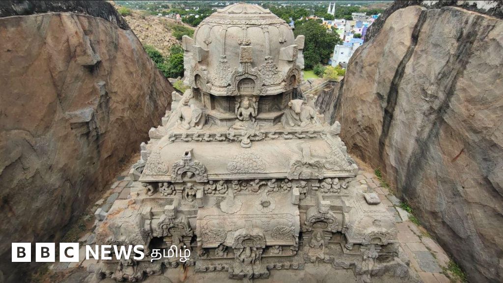 கழுகுமலை வெட்டுவான் குடைவரை கோவில்: ஒரே கல்லில் தலைகீழாக கட்டப்பட்ட 'தென்னக எல்லோரா'