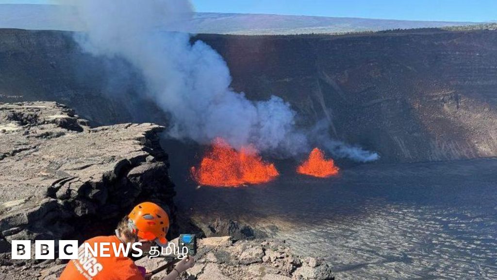 அமெரிக்காவில் கொந்தளிக்கும் எரிமலையின் விளிம்பிற்குச் சென்ற குழந்தை - என்ன நடந்தது? 