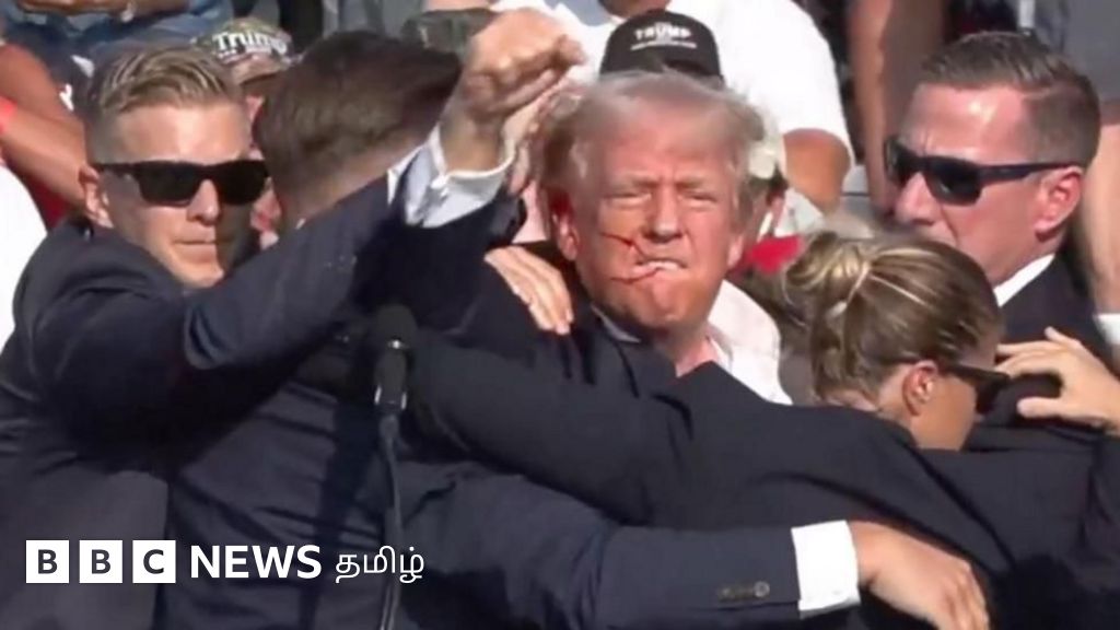 அமெரிக்கா: டொனால்ட் டிரம்ப் மீது துப்பாக்கிச்சூடு – நேரில் கண்டவர்கள் கூறுவது என்ன?