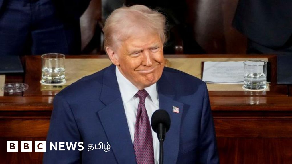 டொனால்ட் டிரம்ப்: அமெரிக்க நாடாளுமன்ற உரையின் 6 முக்கிய அம்சங்கள் என்ன?