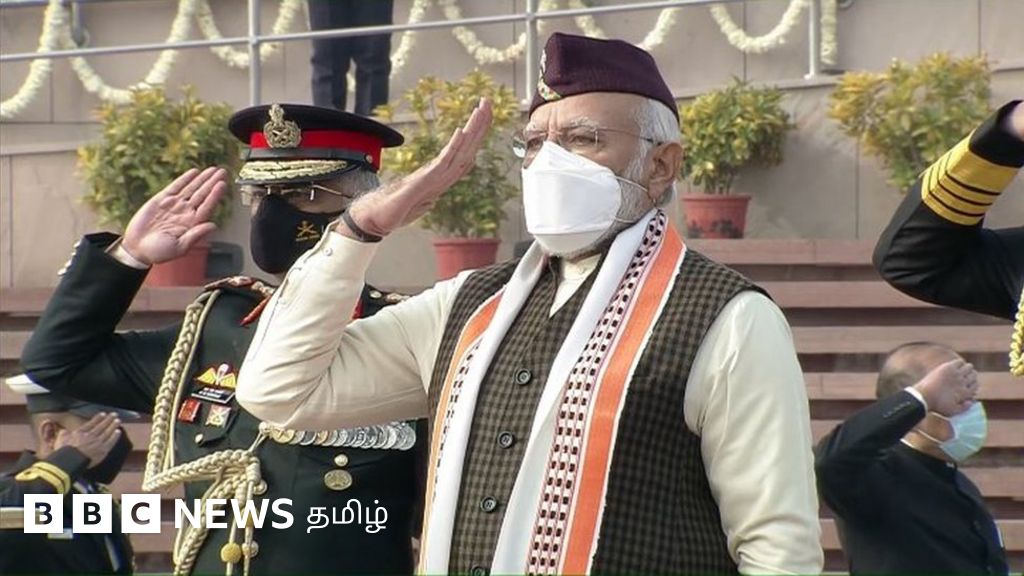 குடியரசு தினத்தில் கவனம் கவர்ந்த மோதியின் வித்தியாசமான தொப்பி - பின்னணி என்ன?