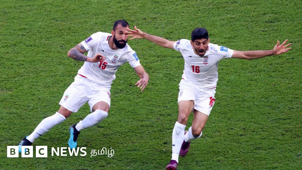 கத்தார் 2022: சிவப்பு அட்டையால் தடுமாறிய வேல்ஸை சூப்பர் கோலால் வீழ்த்திய இரான்
