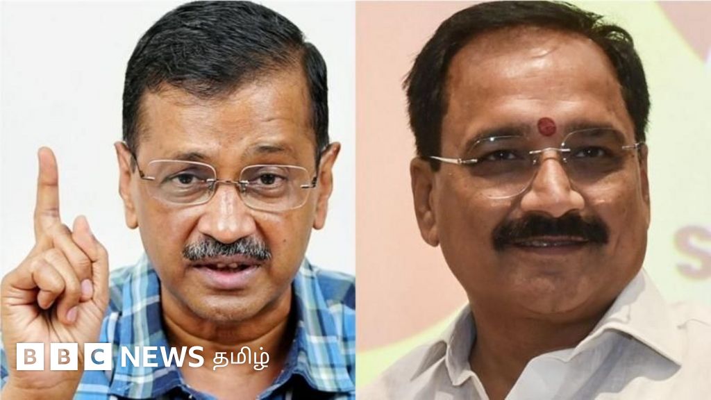 நரேந்திர மோதிக்கு சவால்விட்ட கேஜ்ரிவால் - பாஜக அலுவலகம் நோக்கிச் சென்ற ஆம் ஆத்மி தலைவர்கள்