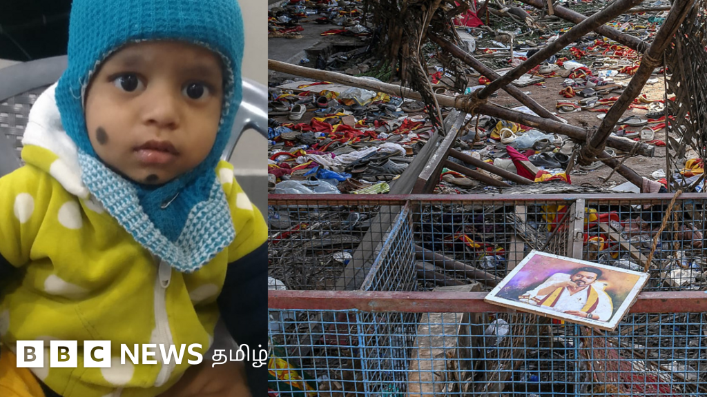 'குழந்தையை வாங்கிய பெண் எங்கே போனார்?': கரூர் கூட்ட நெரிசலில் 2 வயது குழந்தையை பறிகொடுத்த குடும்பம்