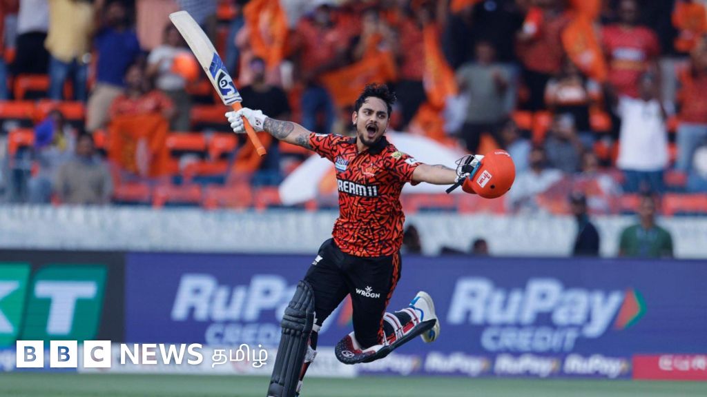 ஒரேபோட்டியில் குவிக்கப்பட்ட 528 ரன்கள் !  இஷான் கிஷன் சதத்துடன் ஹைதராபாத் அமர்க்கள ஆரம்பம்