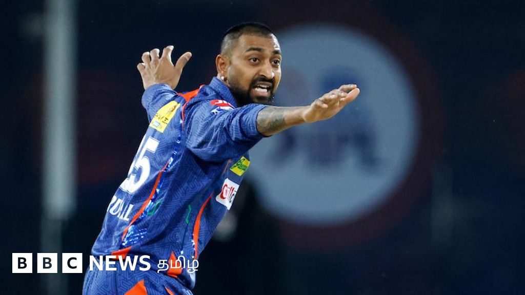 ஹைதராபாத் அணிக்கு ‘ஆட்டம் காட்டிய’ க்ருனால் பாண்ட்யா – அடுத்தடுத்து சரிந்த விக்கெட்டுகள்