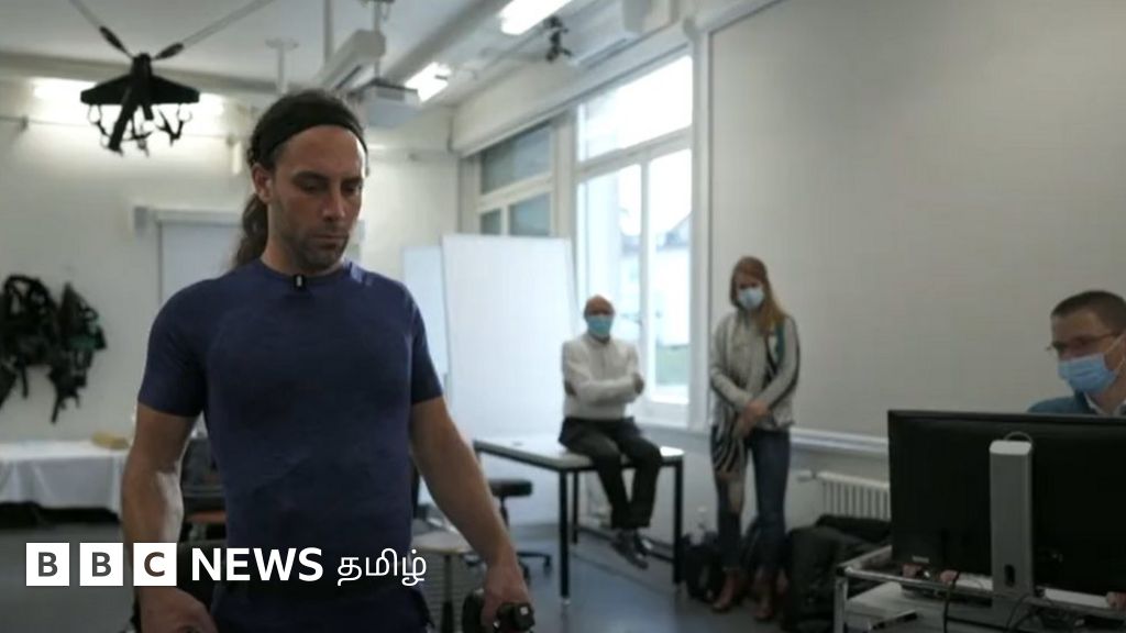 உலகில் முதல் முறை: தண்டுவடம் துண்டான பின்னும் எழுந்து நடக்கும் மனிதர் - தொழில்நுட்ப அதிசயம்