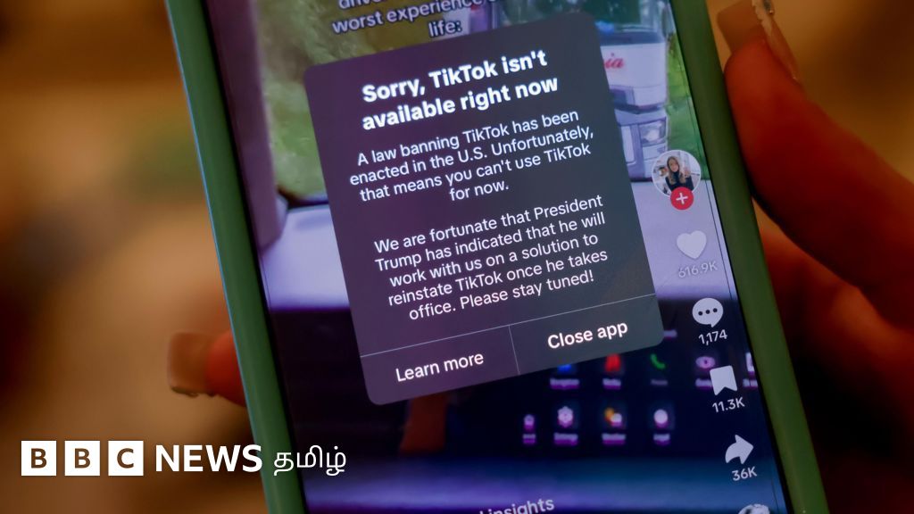 அமெரிக்காவில் தடை அமலாவதற்கு முன்பே செயலிழந்த டிக்டாக் - என்ன நடந்தது?