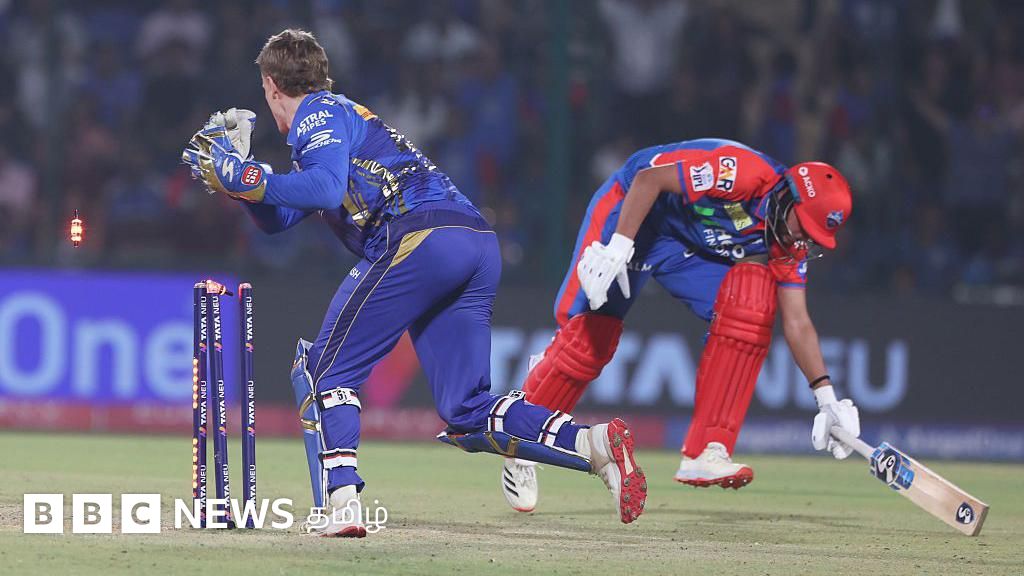 தோல்வியின் பிடியில் இருந்த மும்பையை காப்பாற்றிய அபூர்வ நிகழ்வு - அந்த 3 பந்துகளில் என்ன நடந்தது?