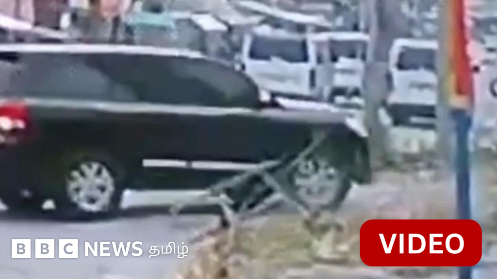 காணொளி: கார் மீது ராக்கெட் லாஞ்சர் தாக்கியும் உயிர் தப்பிய மேயர் - பிலிப்பின்சில் என்ன நடந்தது? 