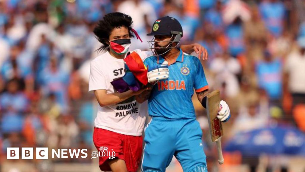 கோலியை நெருங்கிய இளைஞர் யார்? ஆமதாபாத் மைதானத்தில் பாதுகாப்பு குறைபாடா? 