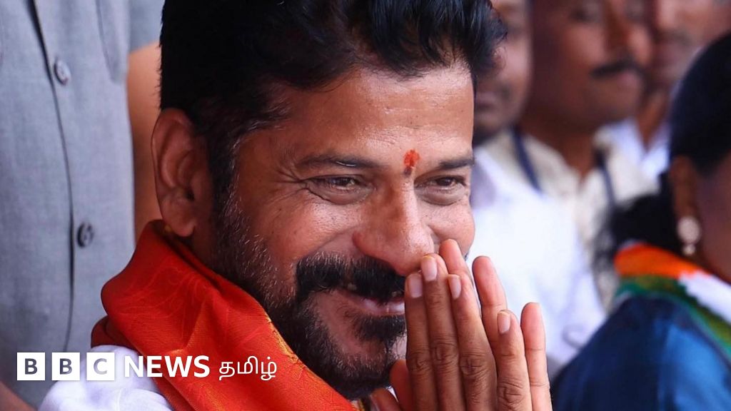 தெலங்கானா முதல்வராகப் பதவியேற்றார் ரேவந்த் ரெட்டி - இவரது பின்னணி என்ன?