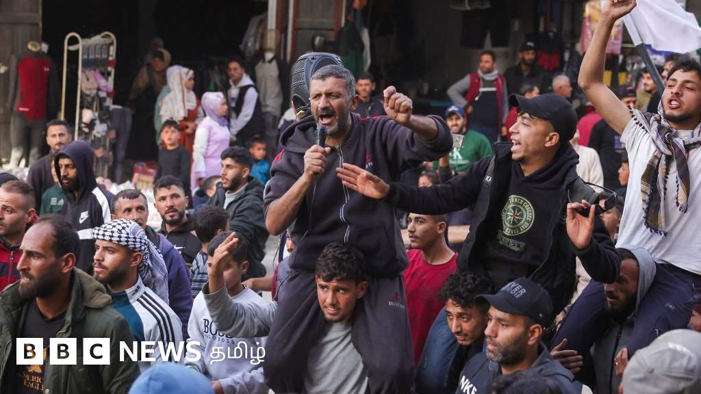 ஹமாஸுக்கு எதிராக காஸாவில் வீதிகளில் இறங்கிய மக்கள் - திடீர் போராட்டத்துக்கு என்ன காரணம்? 