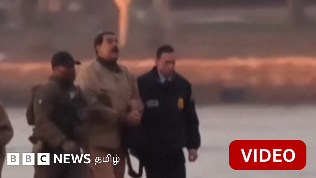 காணொளி: நிக்கோலஸ் மதுரோ நீதிமன்றத்திற்கு அழைத்துச் செல்லப்படும் காட்சி