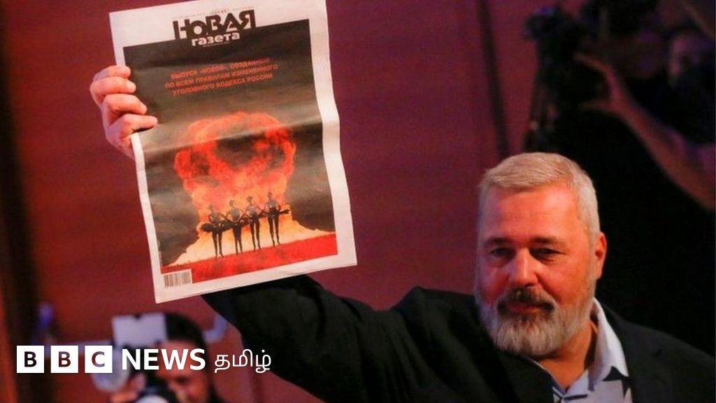 நோபல் பரிசை விற்ற ரஷ்ய பத்திரிகையாளர் டிமிட்ரி முராடோவ்: கிடைத்த ரூ.808 கோடியை யுக்ரேன் போர் அகதிகளுக்கு செலவிட திட்டம்