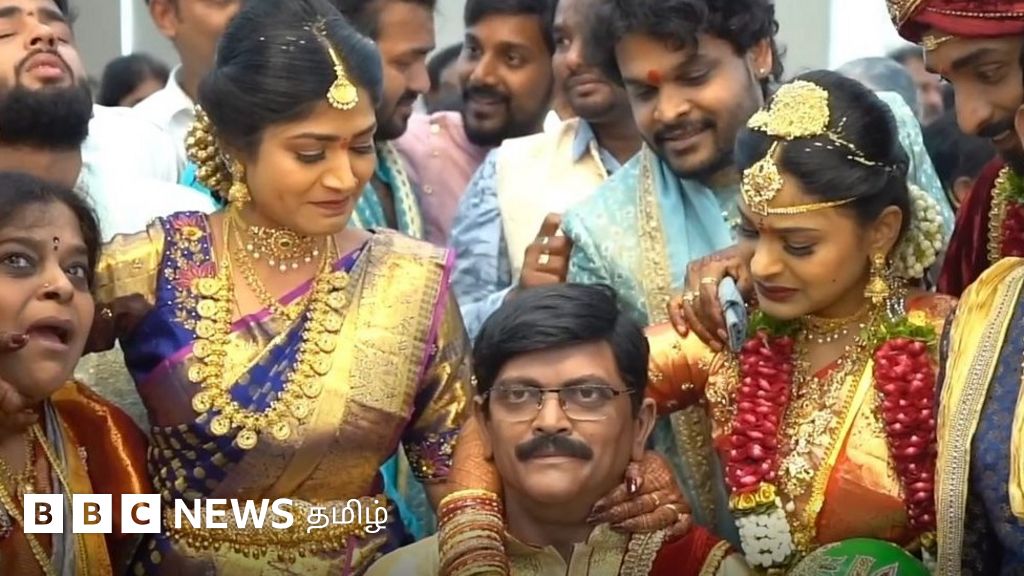 தந்தையின் உருவ சிலையைத் தங்கை திருமணத்திற்கு பரிசளித்த அண்ணன்