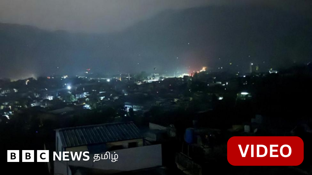 பாகிஸ்தான் மீது நள்ளிரவில் இந்தியா நடத்திய தாக்குதல் காட்சிகள் - காணொளி