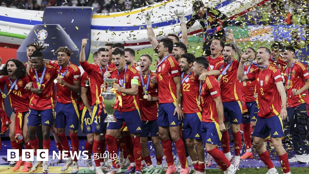 யூரோ 2024 சாம்பியன் பட்டம் வென்ற ஸ்பெயின், பலிக்காமல் போன இங்கிலாந்தின் 58 வருடப் போராட்டம்
