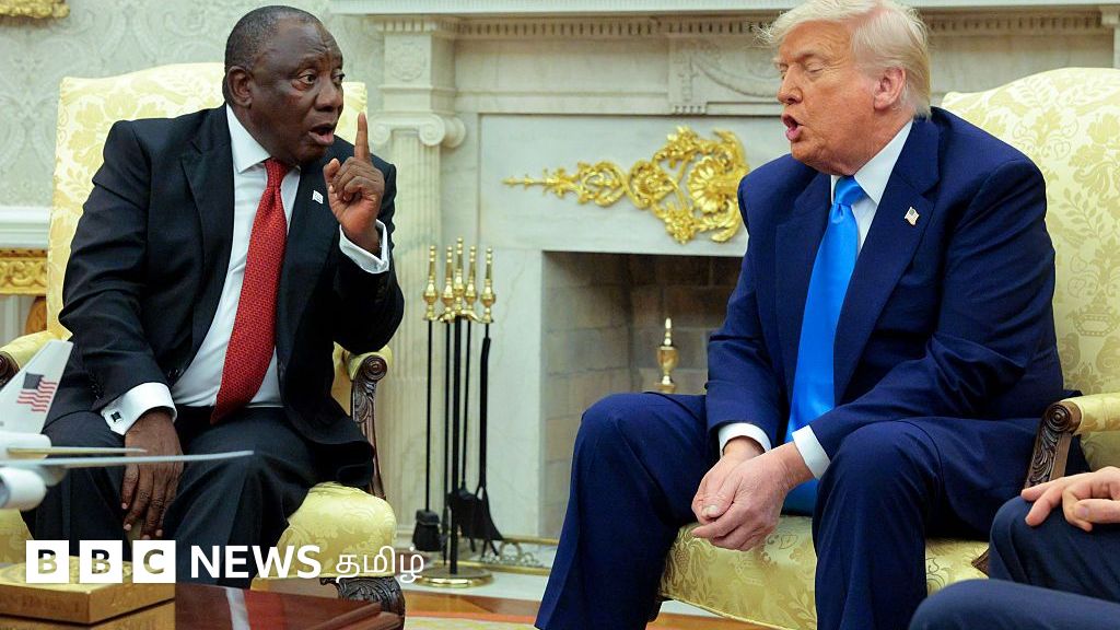 தென்னாப்பிரிக்க அதிபருடன் டிரம்ப் வாக்குவாதம்: டிரம்ப் ஏன் மோதல் போக்கை கையாள்கிறார்?