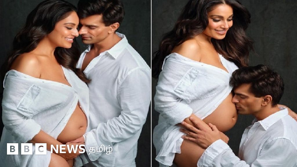 பிபாஷா பாசு, கரண் குரோவரின் மகப்பேறு போட்டோ ஷூட் - வைரலாகும் படங்கள்