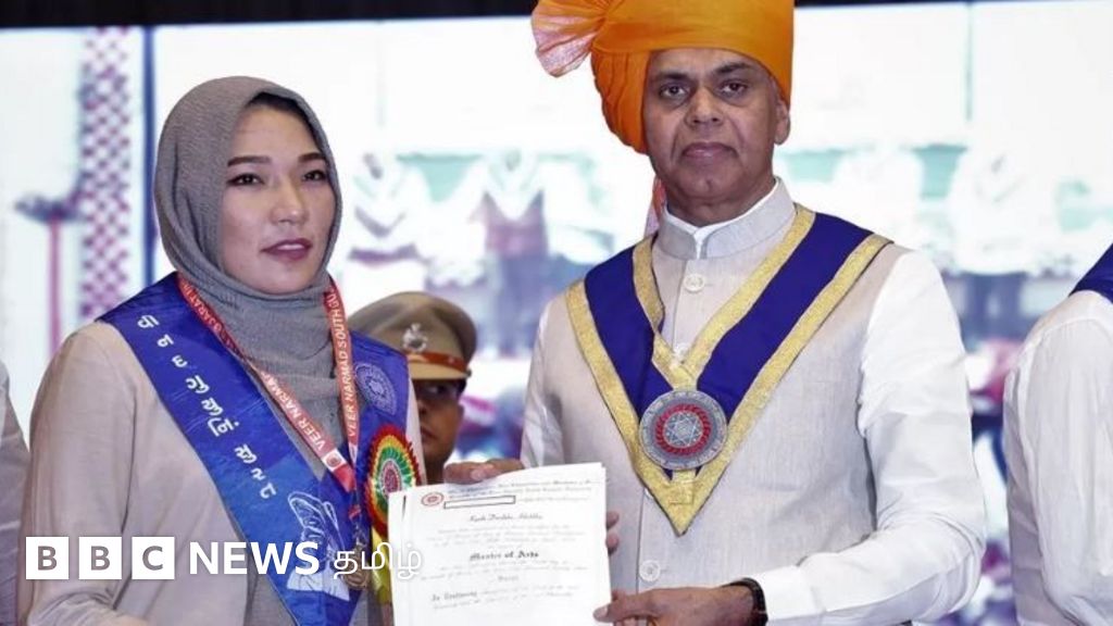 இந்தியாவில் படித்து தங்கப் பதக்கம் பெற்ற ஆப்கானிஸ்தான் பெண்