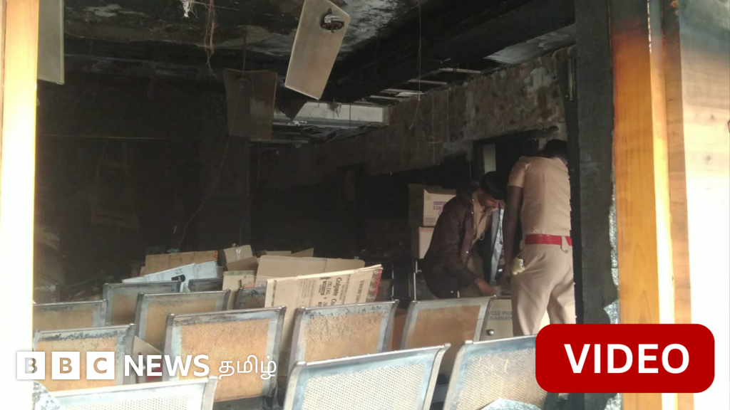 தனியார் மருத்துவமனை தீ விபத்தில் 6 பேர் பலி: முழுதும் எரிந்த தரைத்தளம் - பிபிசி செய்தியாளர் கண்டது என்ன? 