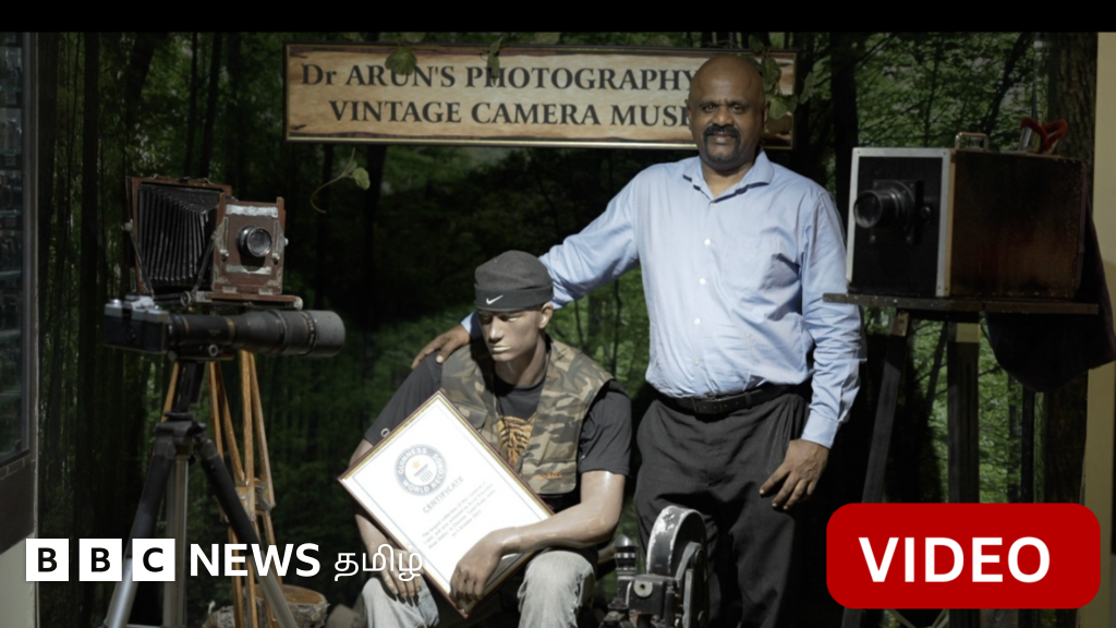 5,707 ஸ்டில் கேமராக்களை சேகரித்து கின்னஸ் சாதனை படைத்த சென்னை பல் மருத்துவர்