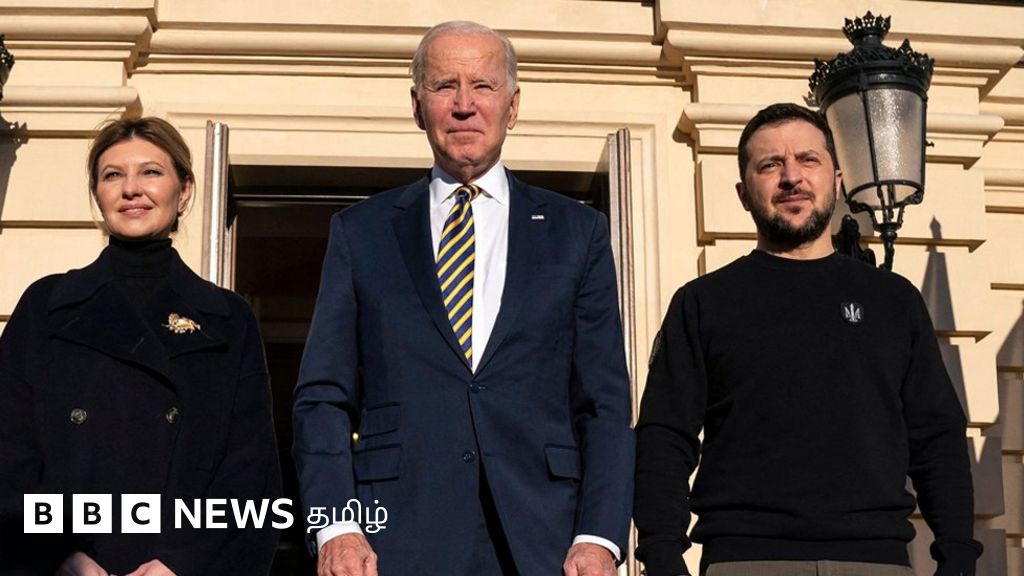 யுக்ரேனில் ஜோ பைடன் - கடைசி வரை ரகசியம் காத்த இந்த பயணம் எதற்காக?