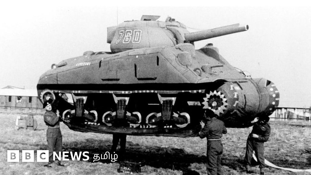 வரலாறு: ஹிட்லரை ஏமாற்றி தோற்கடித்த பேய்ப் படையும், தந்திரக் கலைஞர்களும்