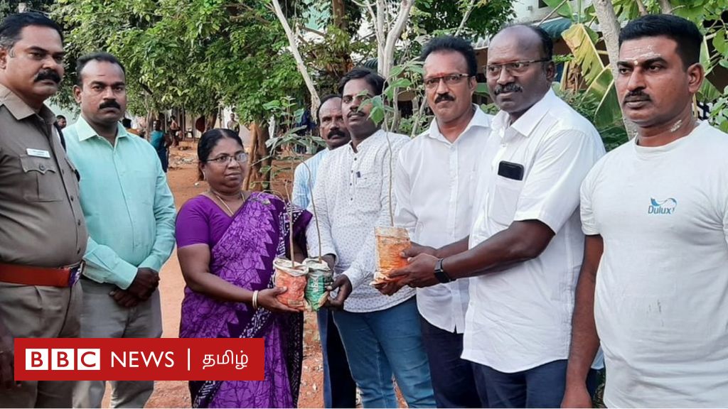Orang Tamil Sri Lanka mengumpulkan benih, menanam dan mendistribusikan bibit di kamp pengungsi Trichy