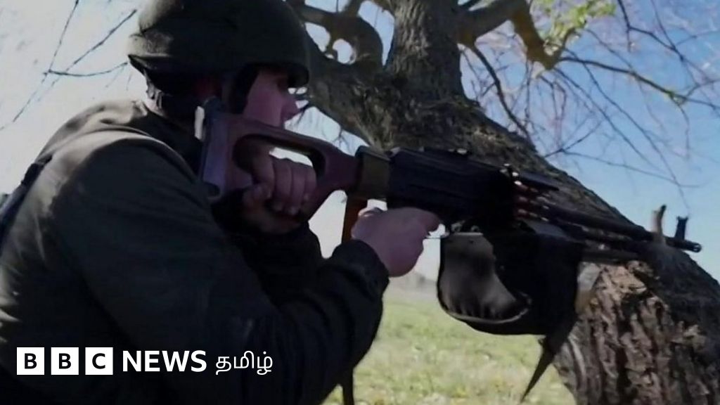 யுக்ரேனின் போர் முனையில் இருந்து ஒரு நேரடி வீடியோ