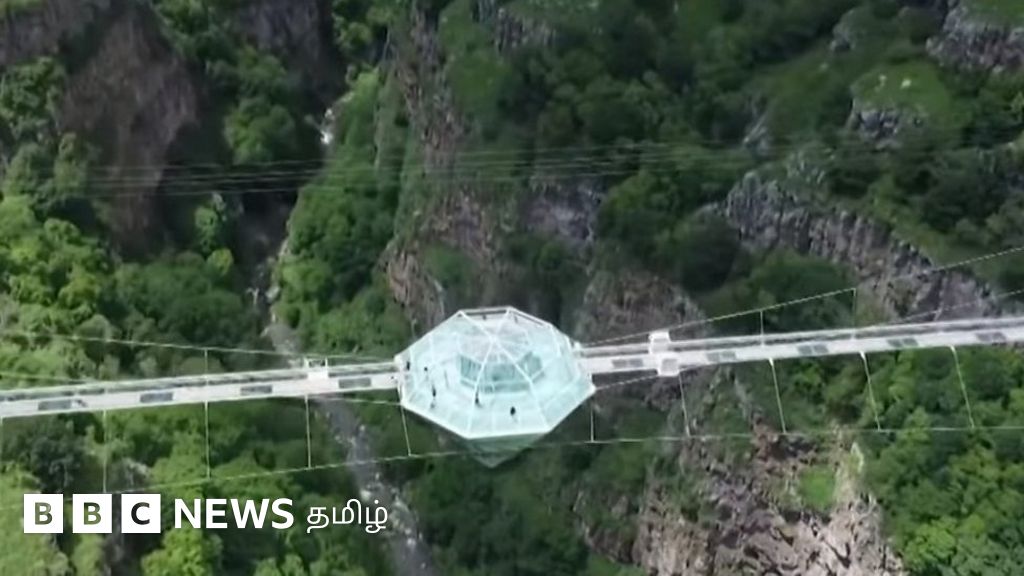 பலர் நடக்கவே பயப்படும் டைமண்ட் பாலம்; திகில் அனுபவத்திற்காக குவியும் சுற்றுலாப் பயணிகள்