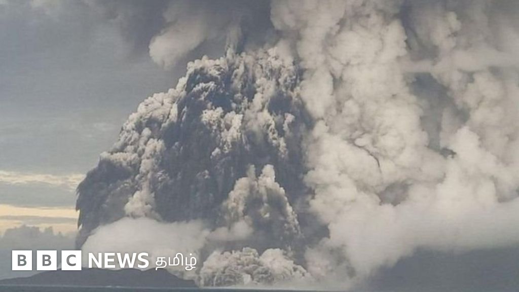 பசிபிக் எரிமலை வெடிப்பில் செயற்கைக் கோள்களின் பங்களிப்பு என்ன?