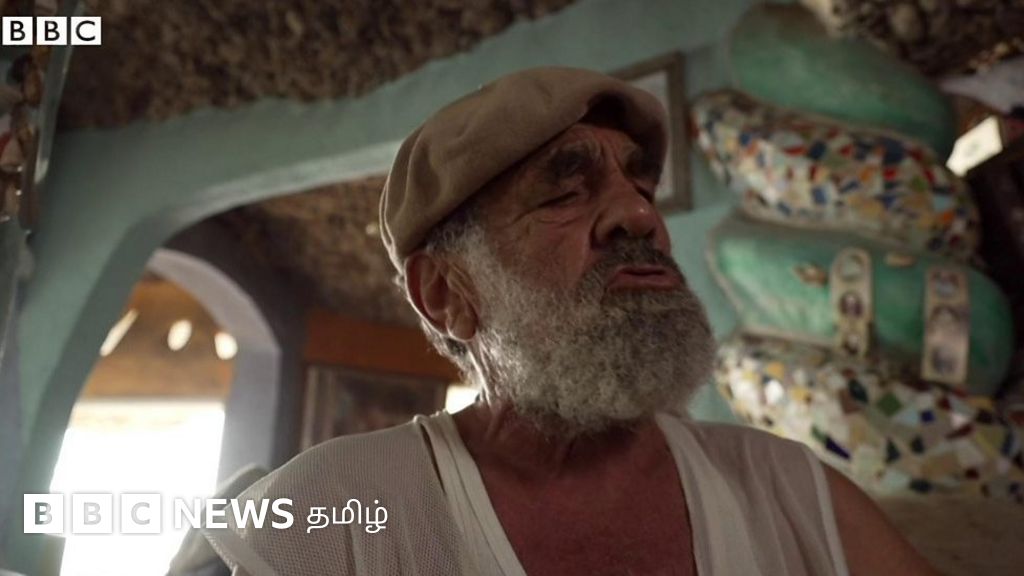 கடற்கரையில் குகை அமைத்து வாழும் முதியவர், வெளியேற்றும் அரசு - ஏன்?