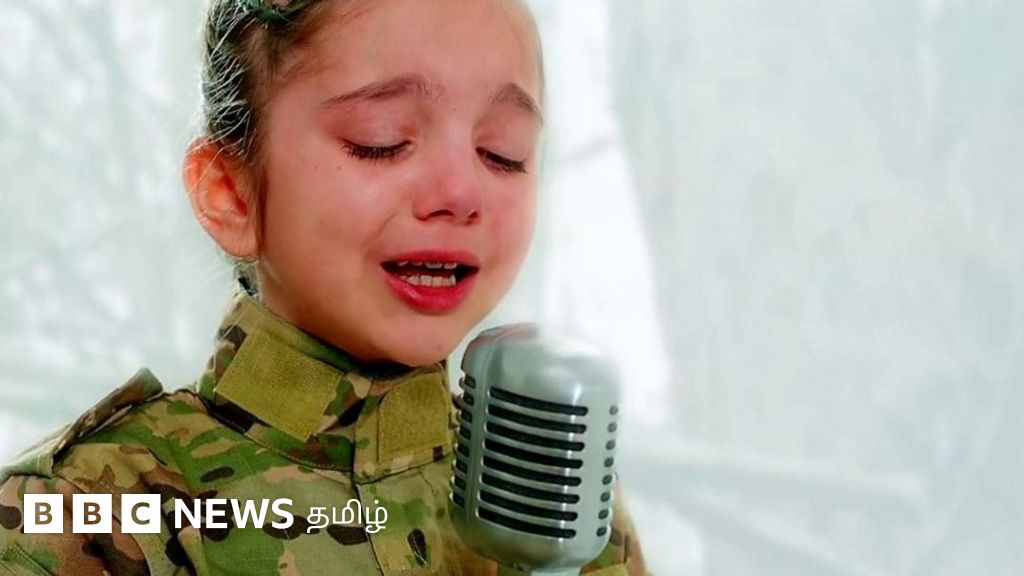 அமைதி வேண்டி கண்ணீருடன் பாடிய யுக்ரேனிய சிறுமி - வைரலான பாடல்